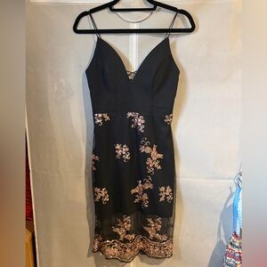 Fashion Nova sheer black dress